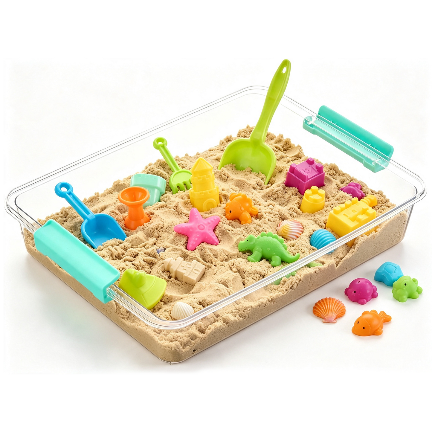 6 Qt Clear Plastic Storage Bins with Lids, 2 Pack Stackable Organizer Containers for Crafts, School Supplies, Toys, Pantry and Home Storage